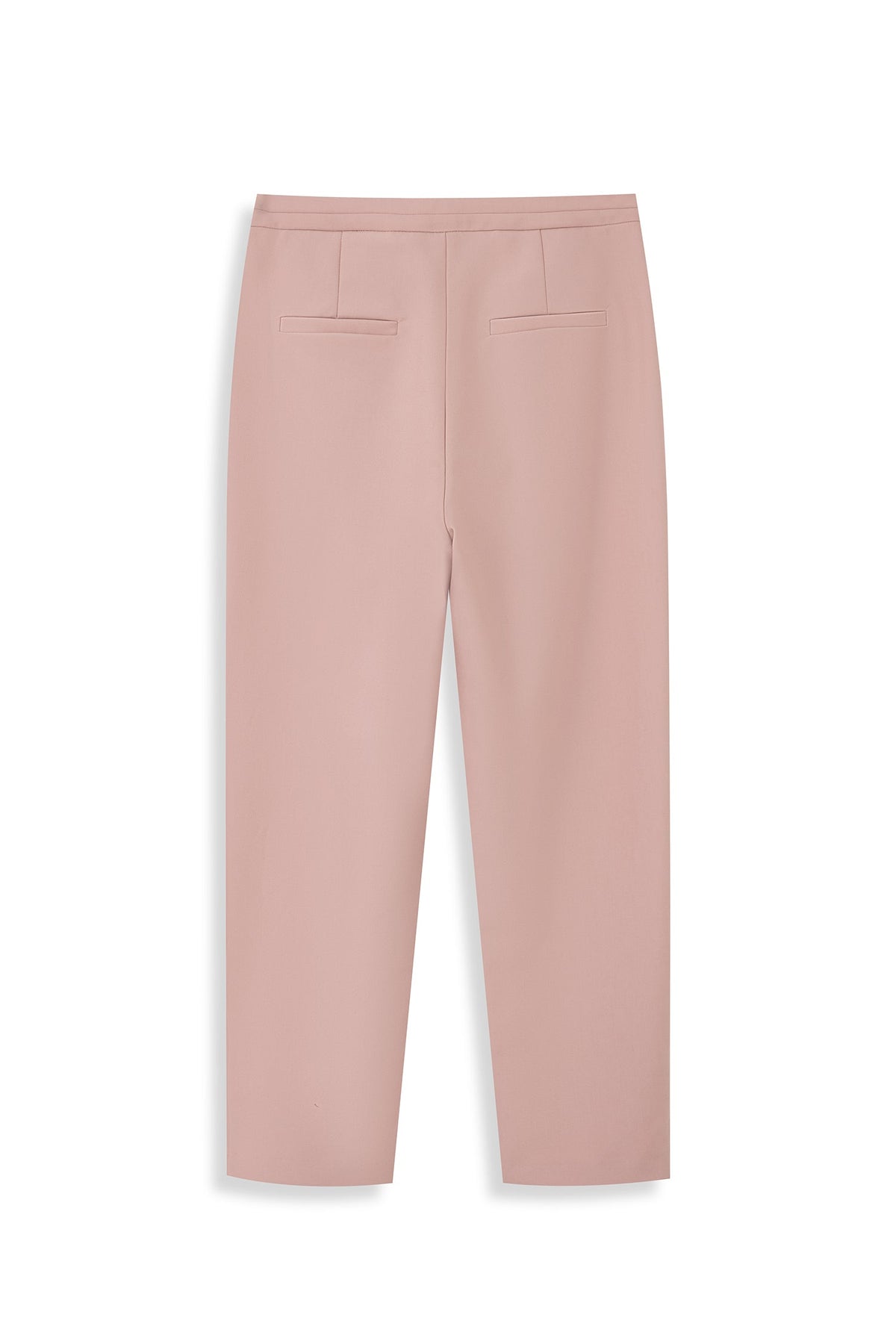 Straight Pants with Pintucks
