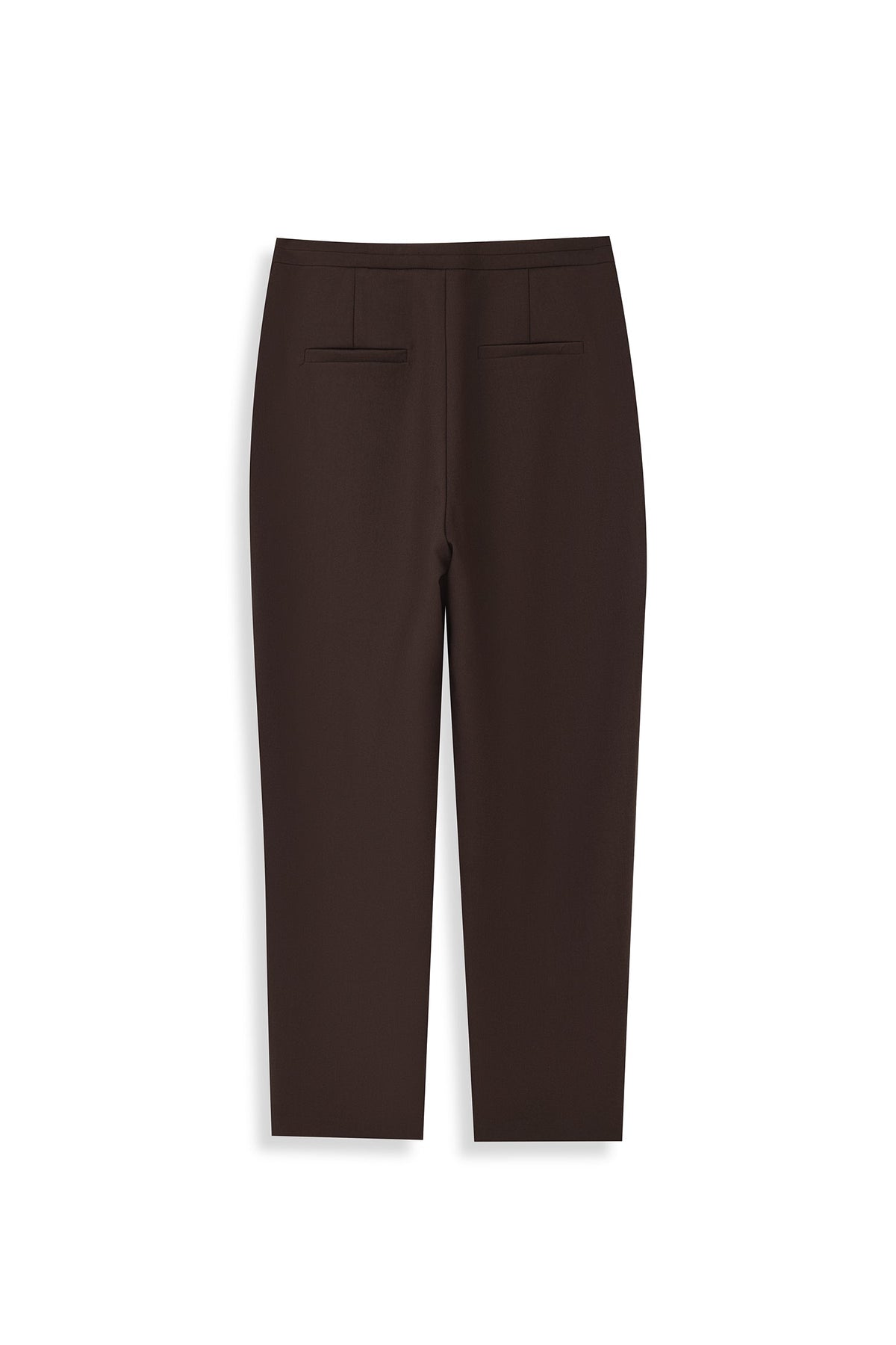 Straight Pants with Pintucks