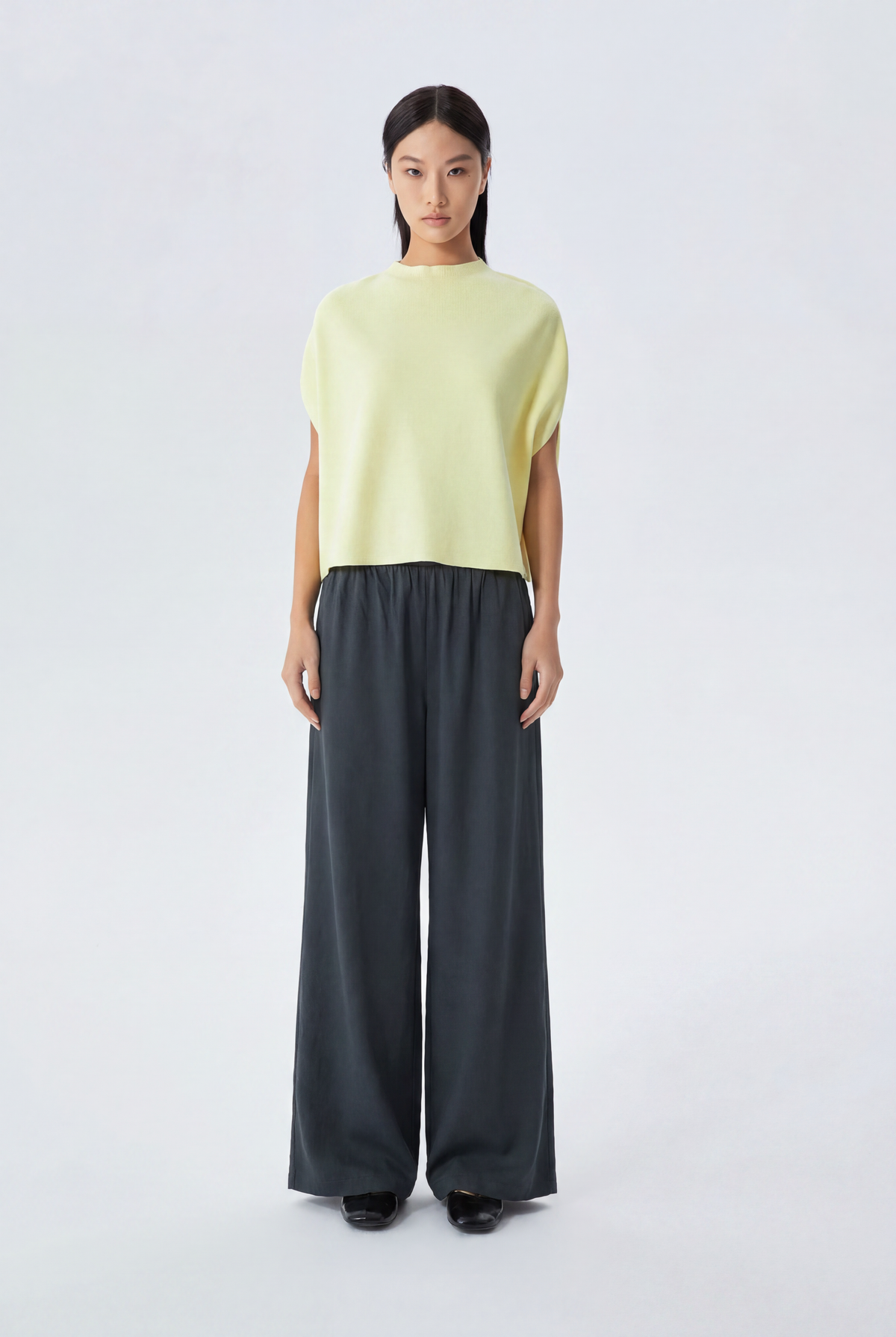 Misha Elasticated Waist Wide Leg Pants
