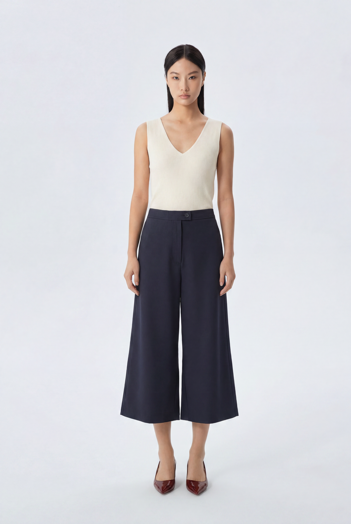 Trace A-line Lyocell Culotte Pants
