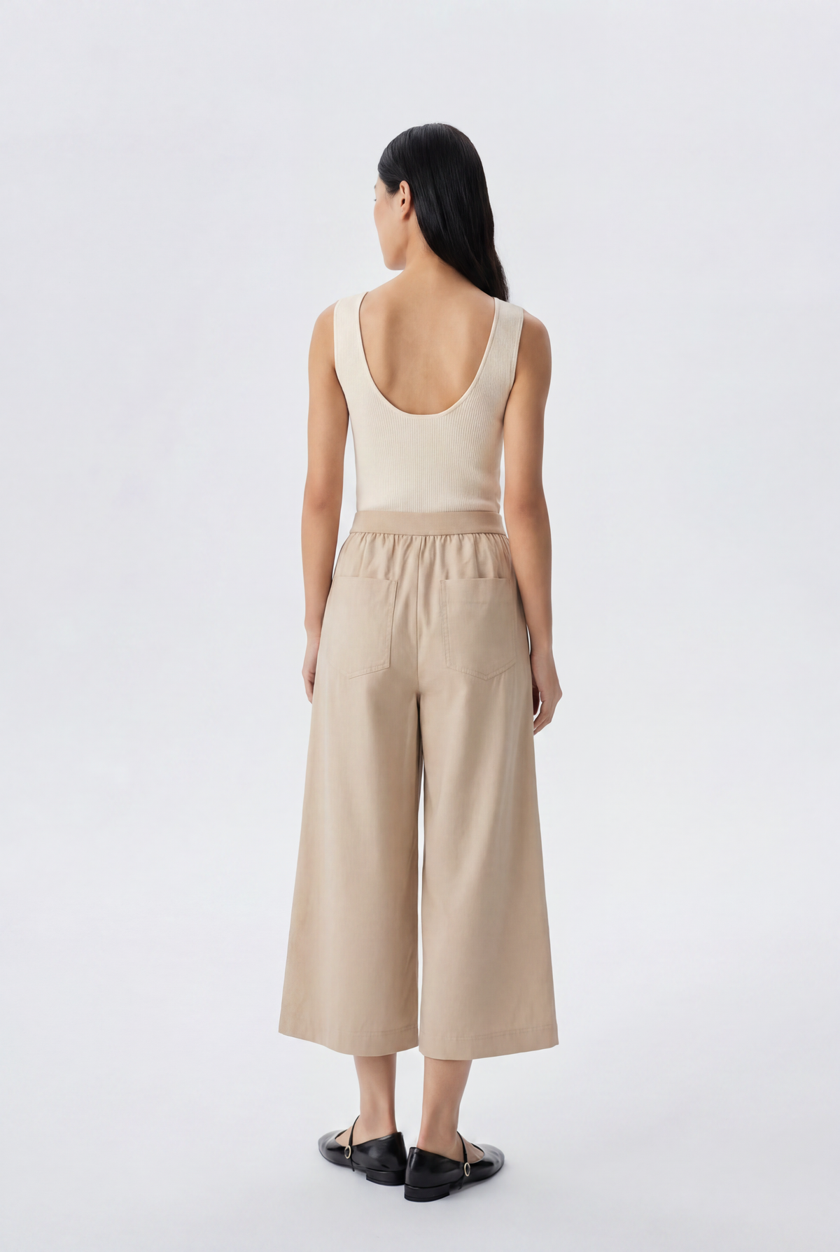 Trace A-line Lyocell Culotte Pants