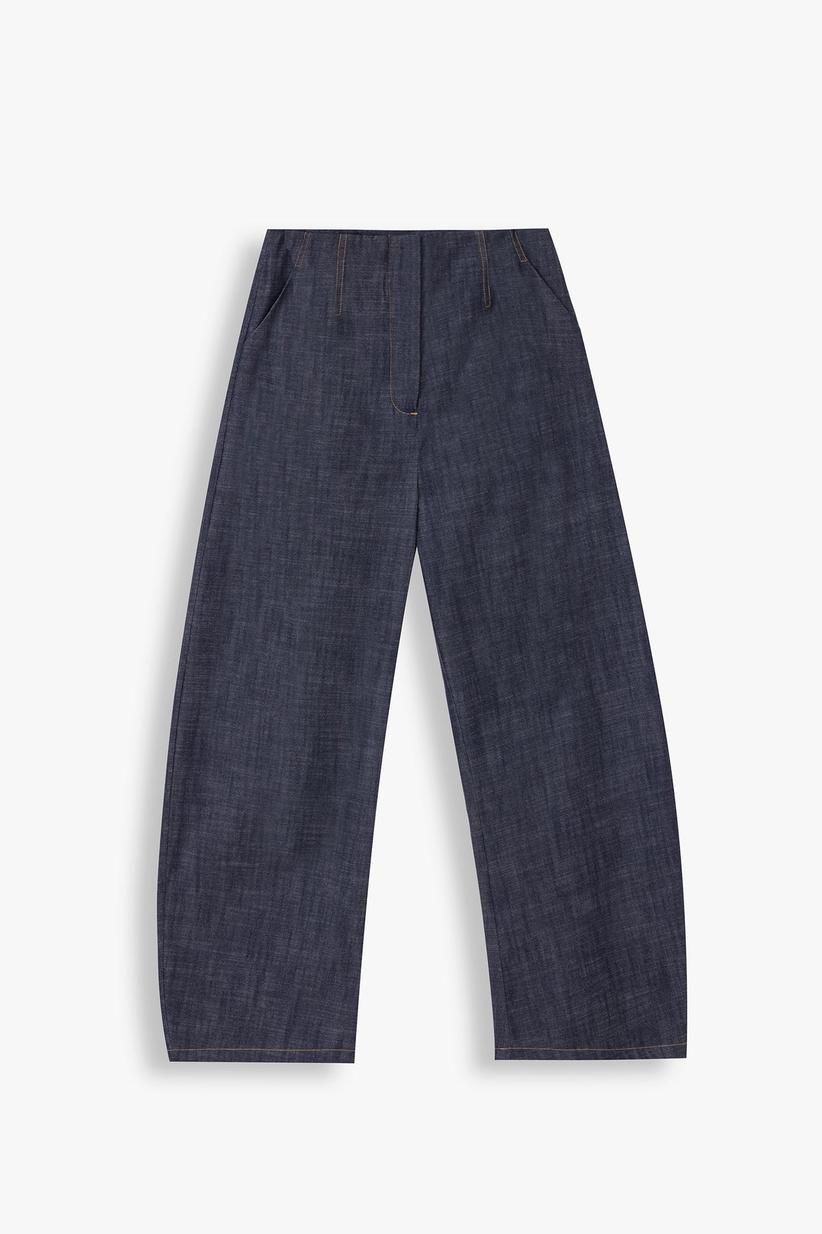 Ellie Denim Barrel Cut Trousers