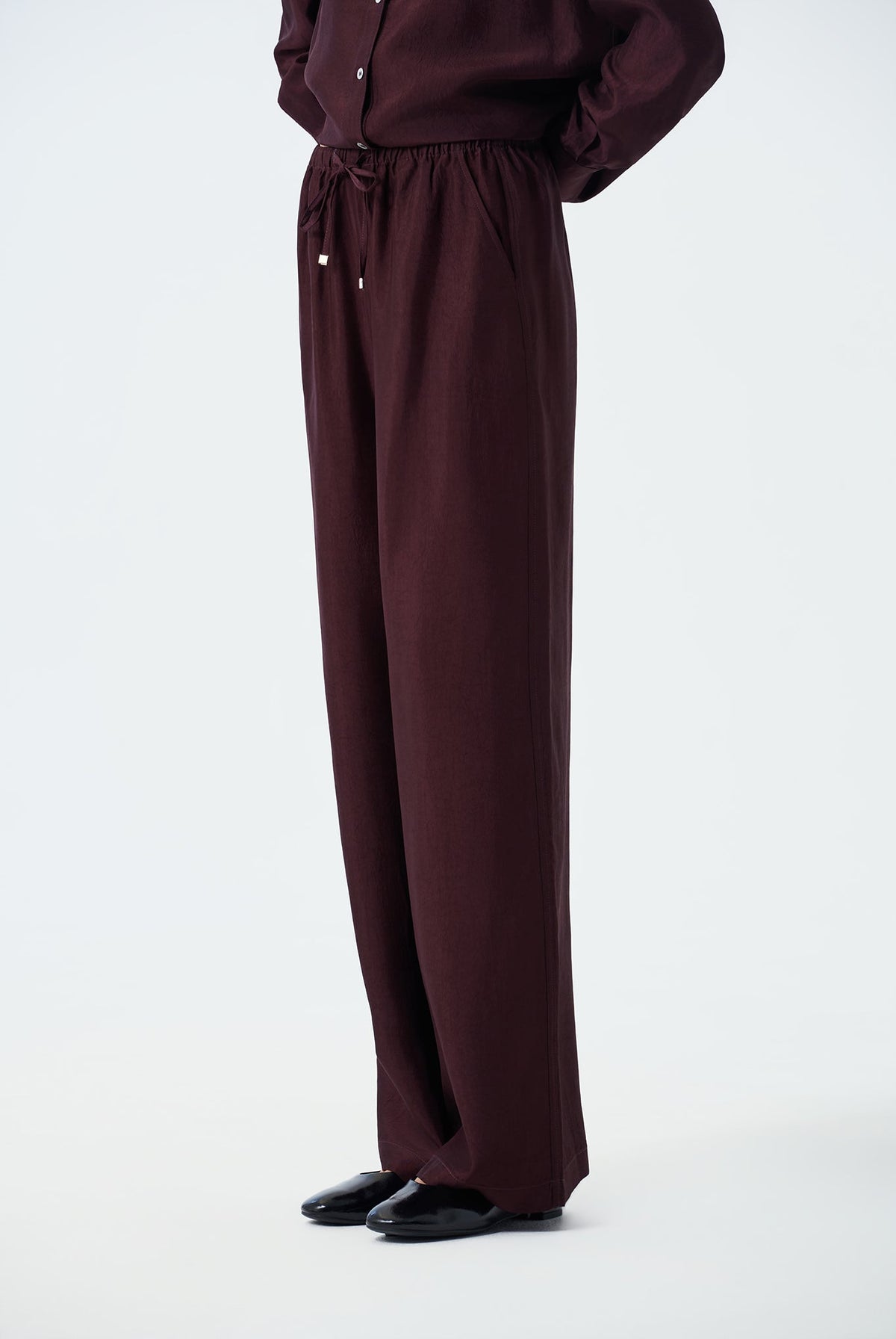 Mickey Wide-Leg Drawstring Pants