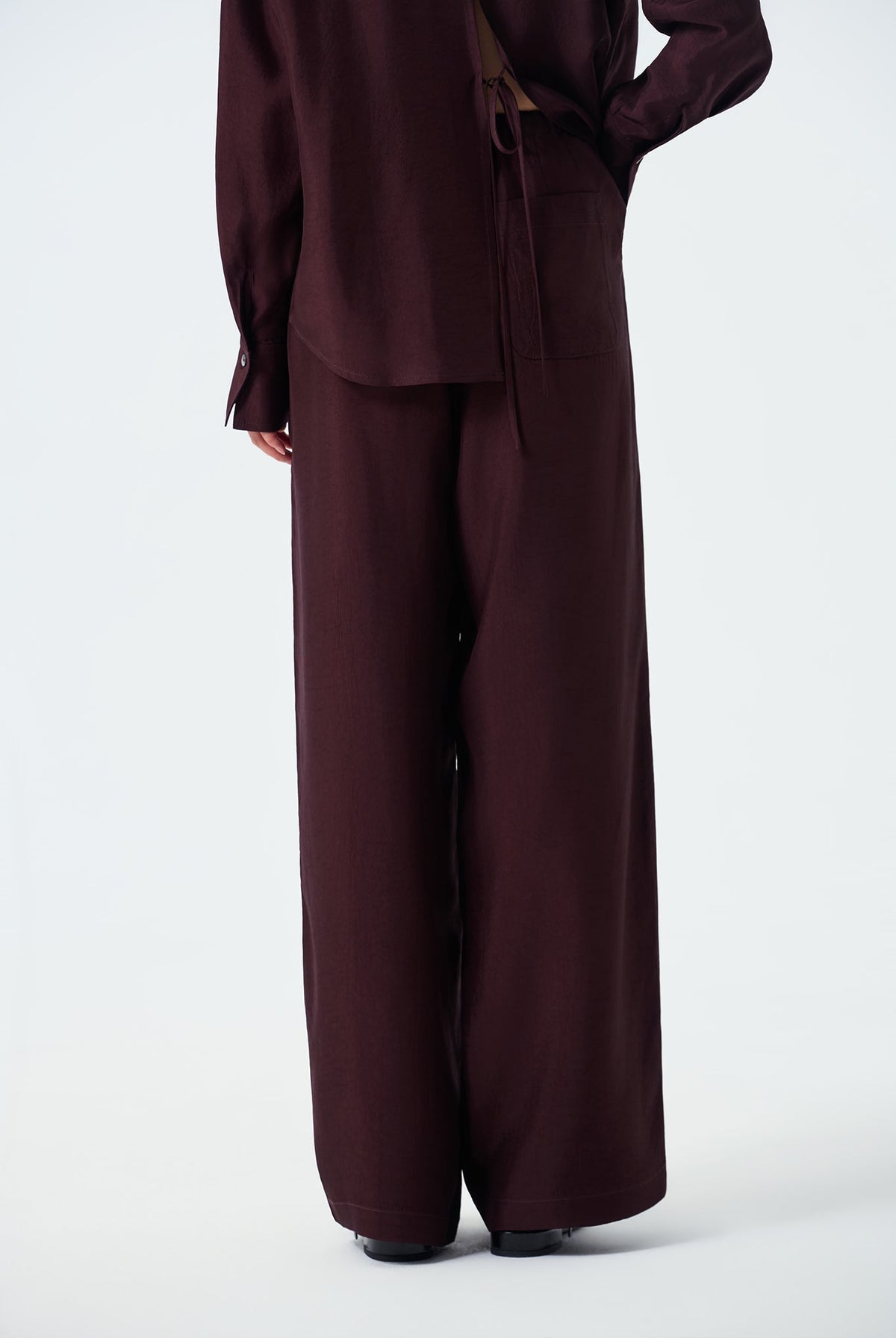 Mickey Wide-Leg Drawstring Pants