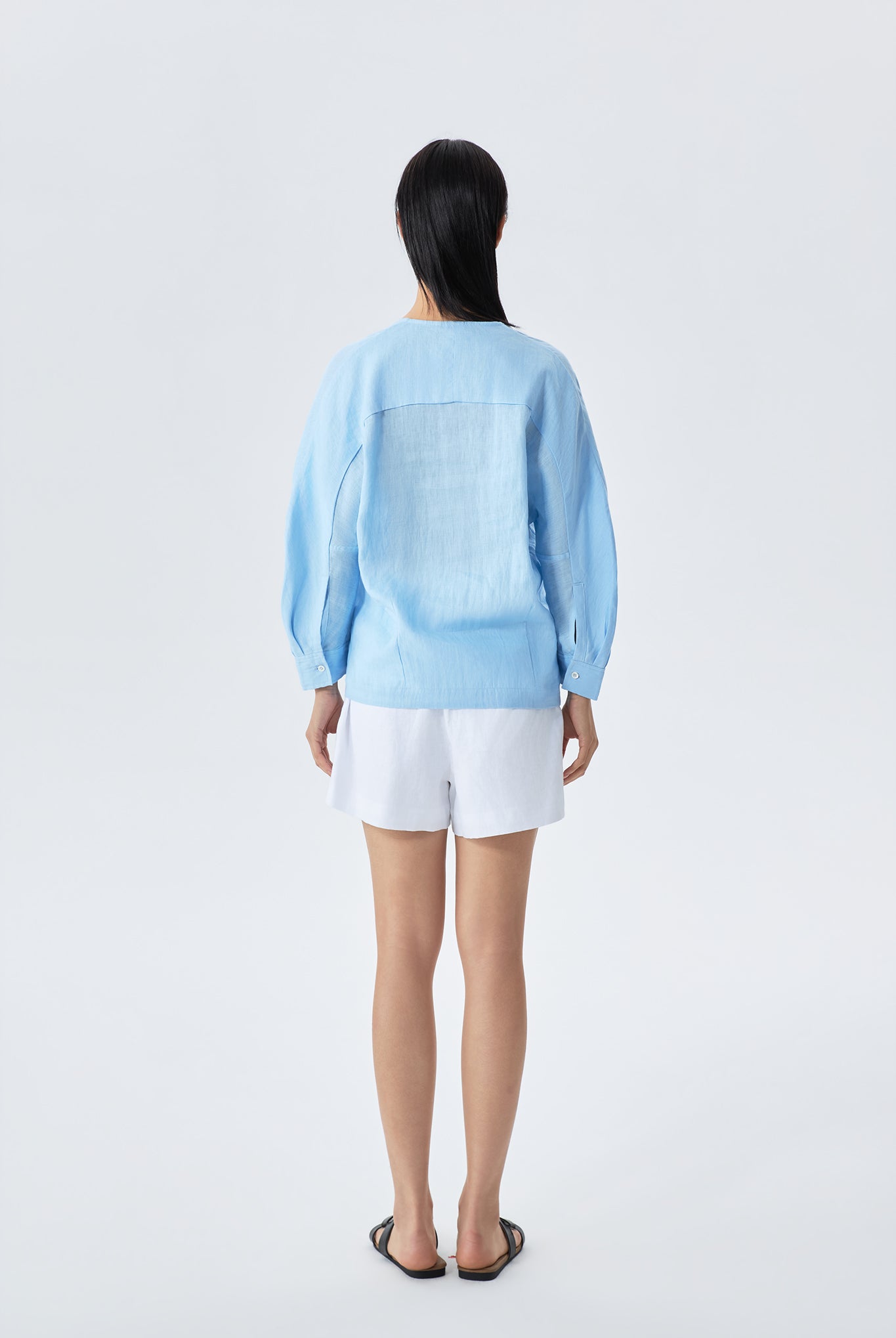 Tilly Elasticated Waist Linen Shorts