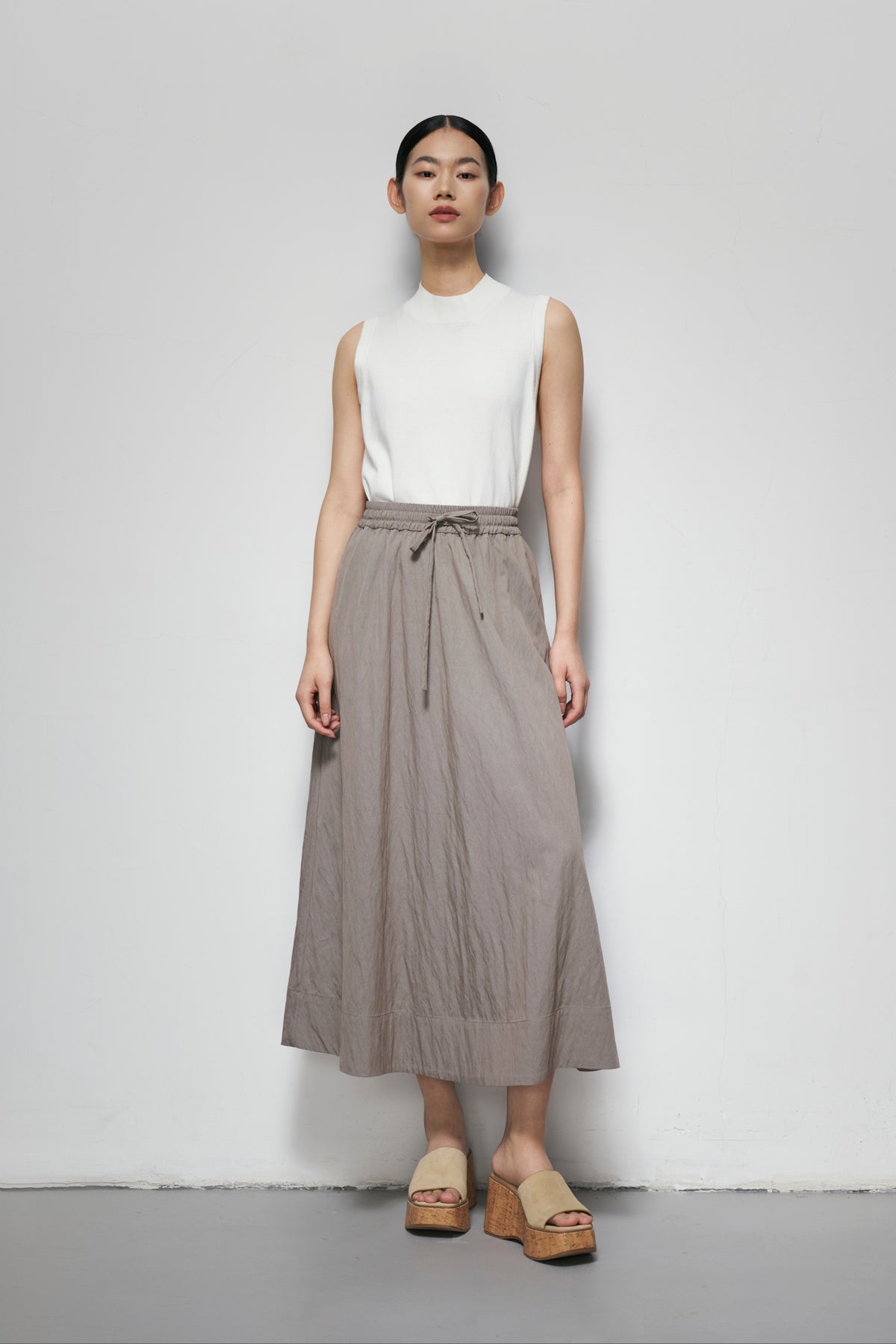 Elasticated Drawcord Skirt