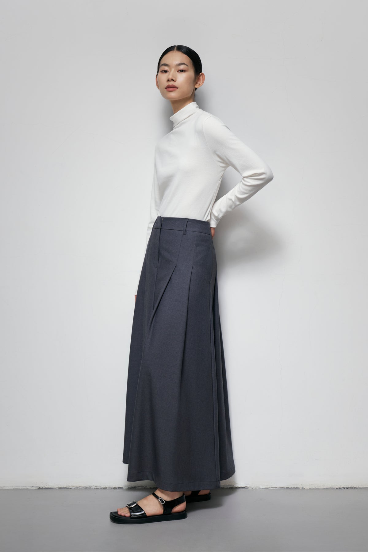 Tailored A-Line Skirt