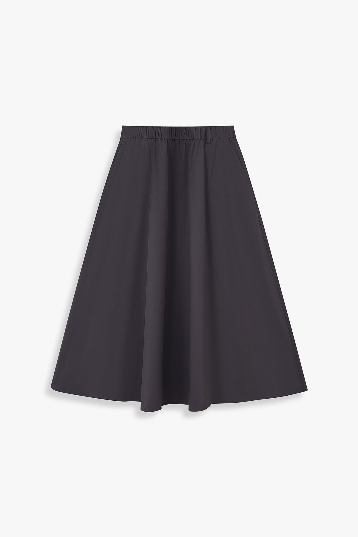 A-line Elasticated Waist Skirt With Belt