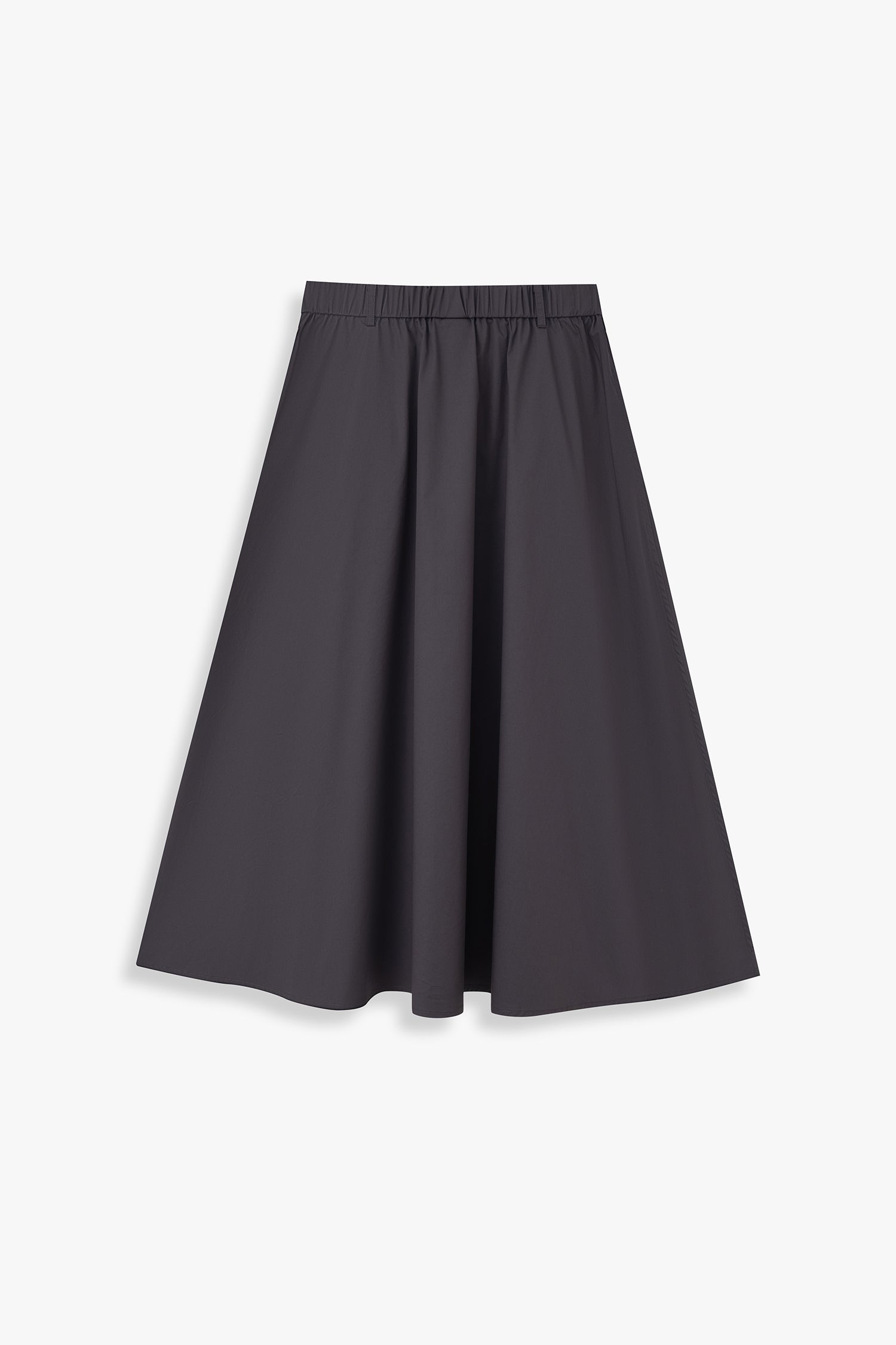 A-line Elasticated Waist Skirt With Belt