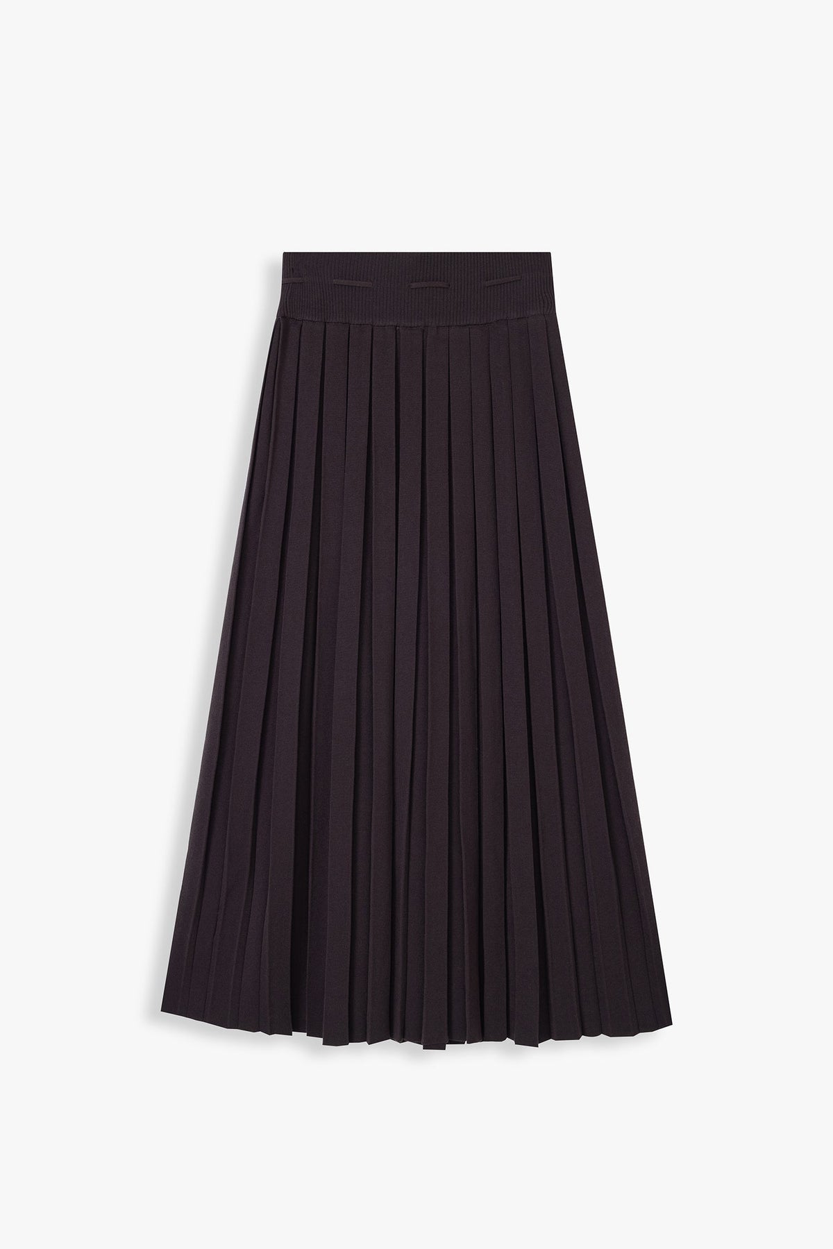 Pleated Midi Skirt
