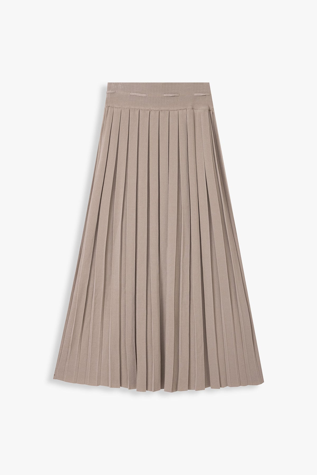 Pleated Midi Skirt