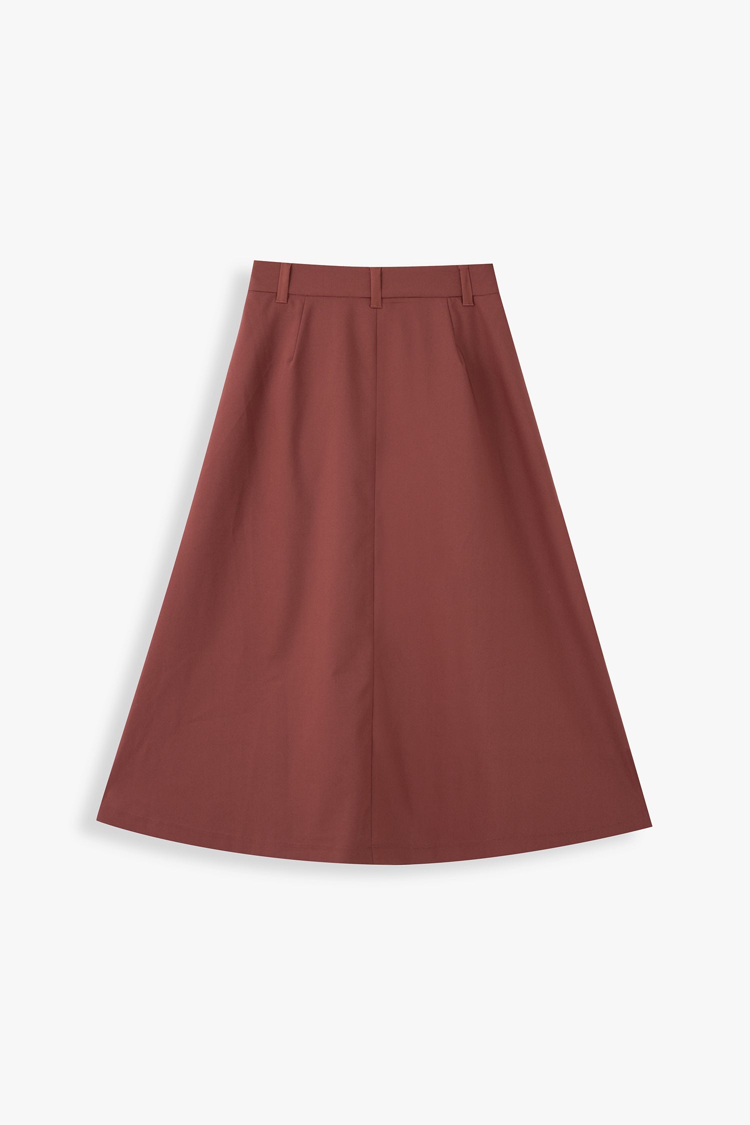 Elena A-Line Pleated Midi Skirt