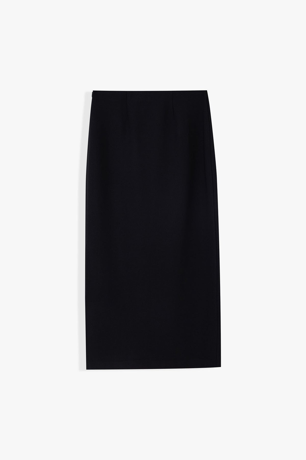 Rhea Straight-Cut Pencil Midi Skirt
