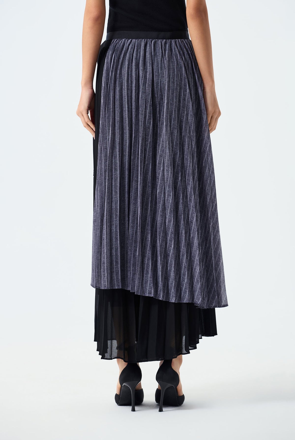 Victoria Pleated Chiffon Skirt