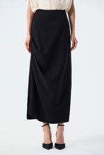 Ainsley Cowl Draped Maxi Skirt