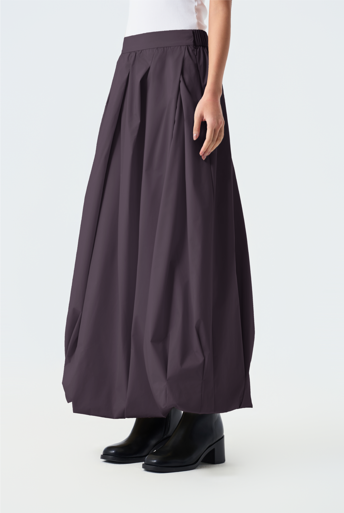Kaycee A-Line Pleated Balloon Skirt