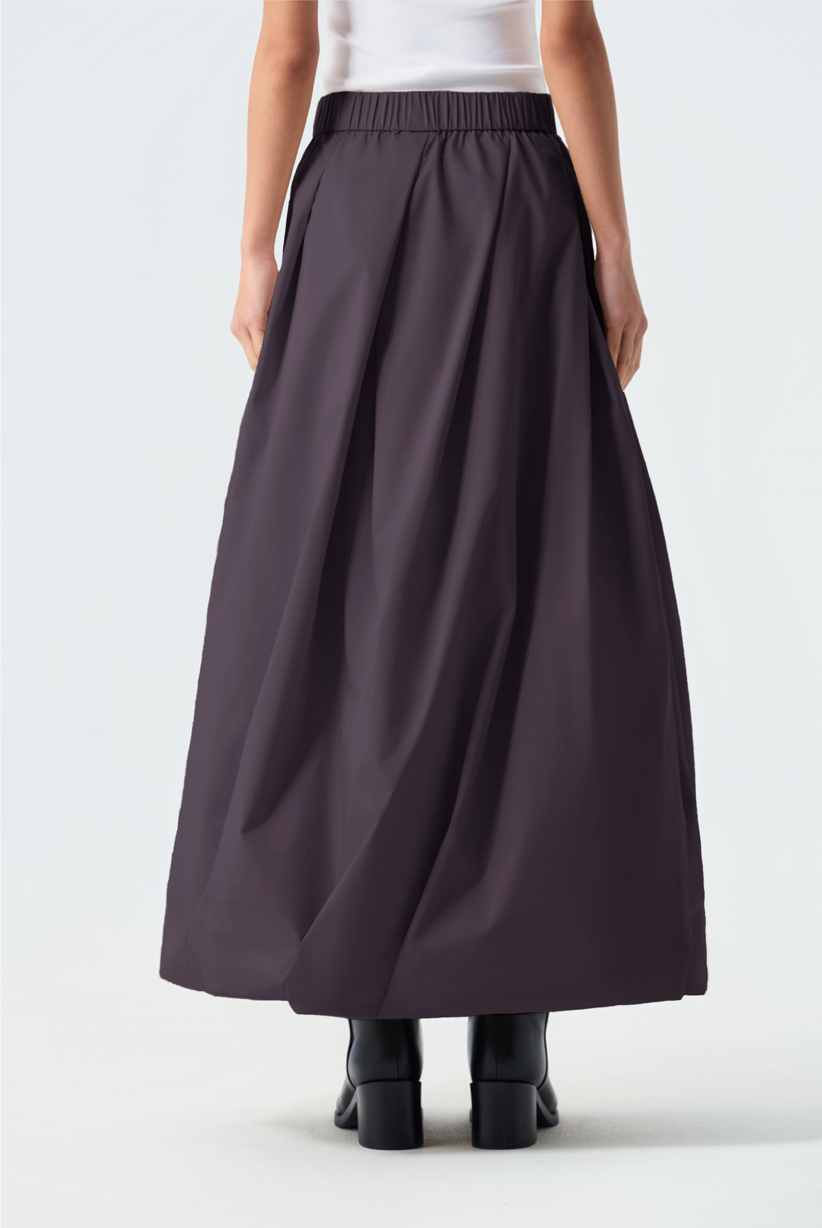 Kaycee A-Line Pleated Balloon Skirt