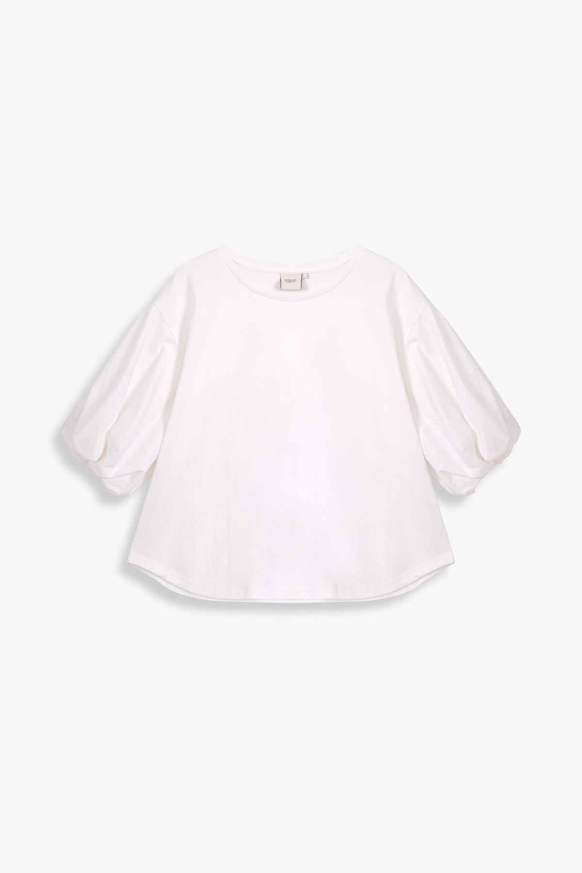 Balloon Sleeved Jersey Tee
