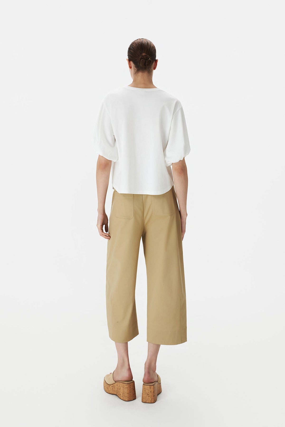 Balloon Sleeved Jersey Tee