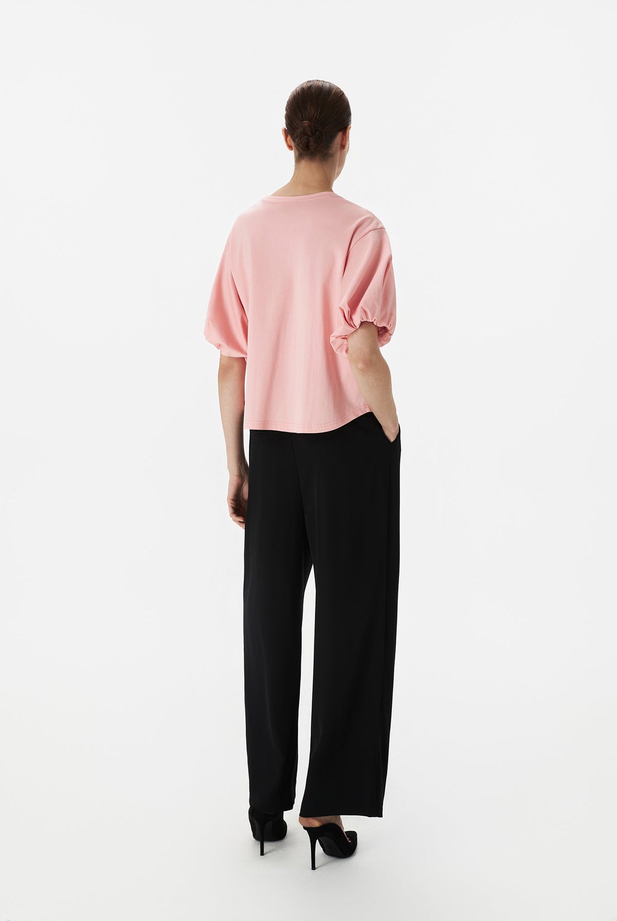 Balloon Sleeved Jersey Tee
