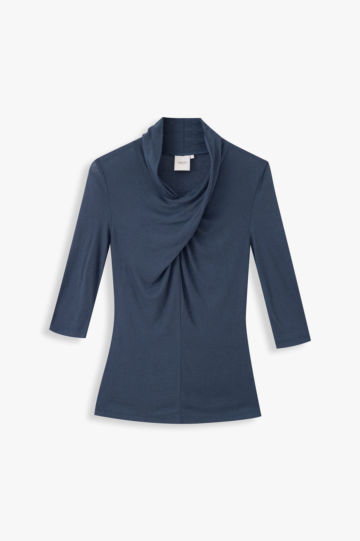 Paisley Twisted Front Neckline Jersey Knit Top