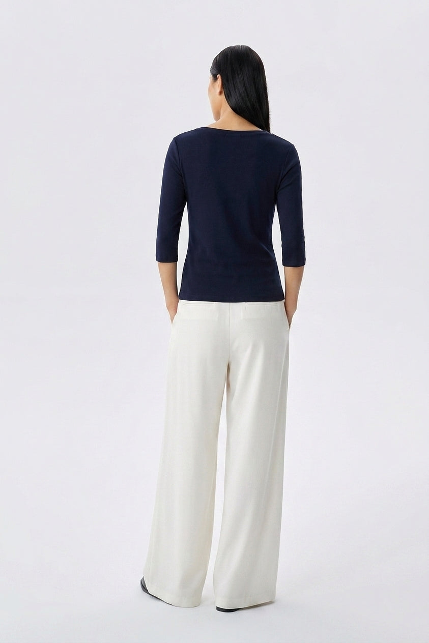 Hailey Fitted Modal Jersey Top