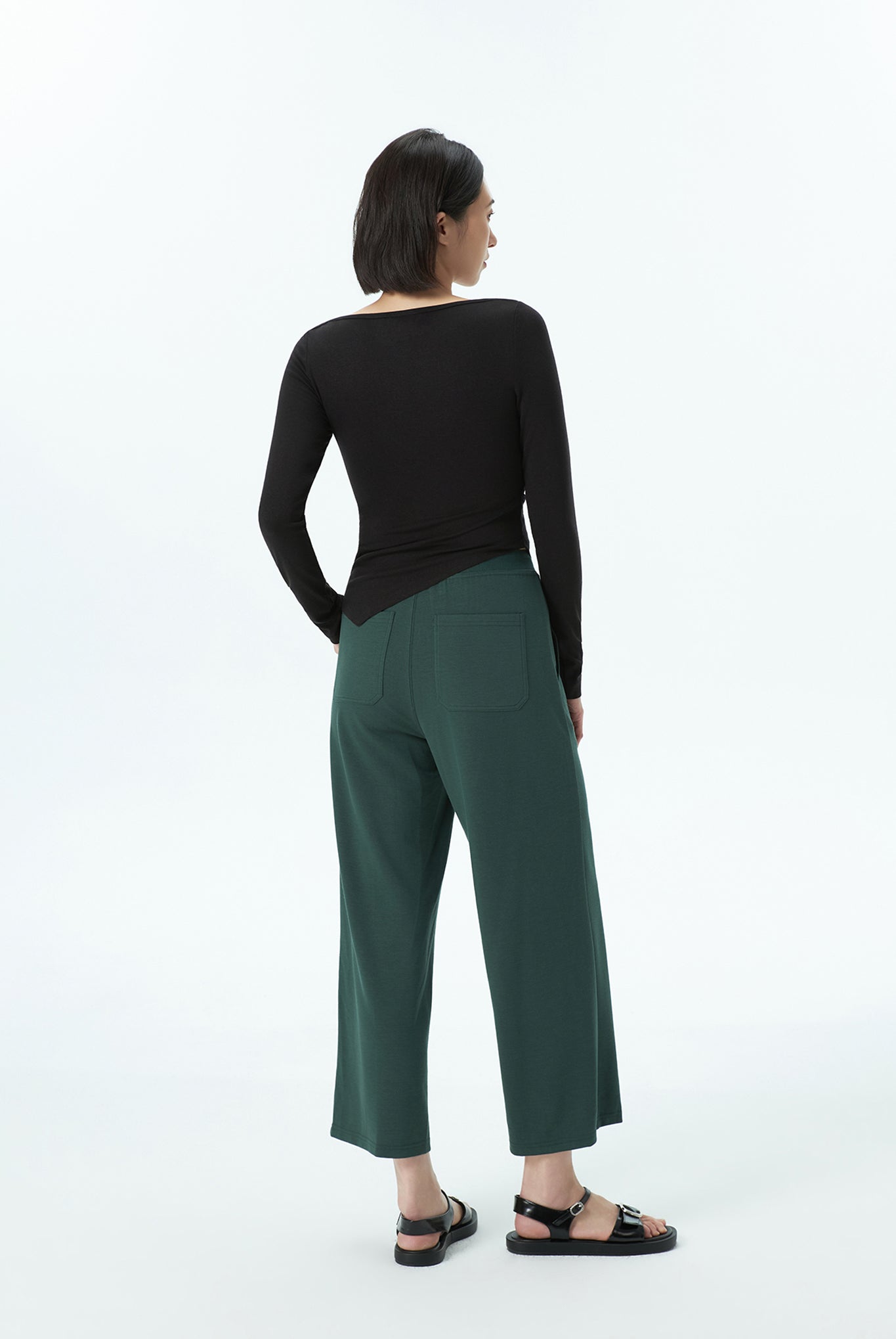 Side-Ruched Asymmetry Top