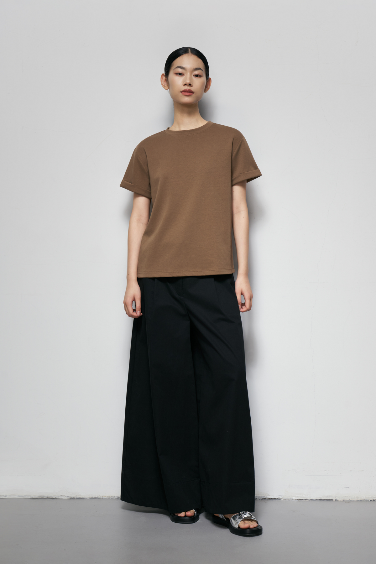 Jersey Crew Neck Tee