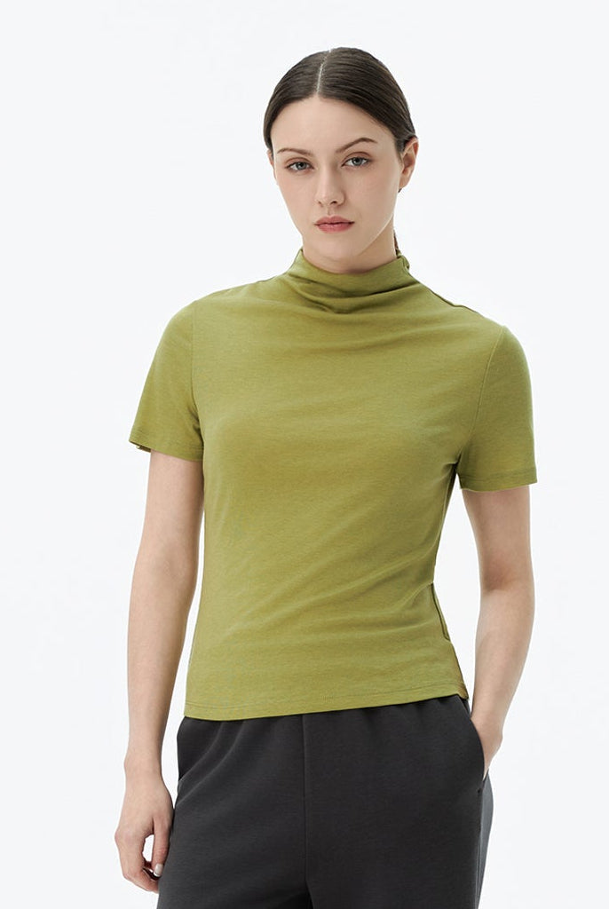 Mock Neck Top