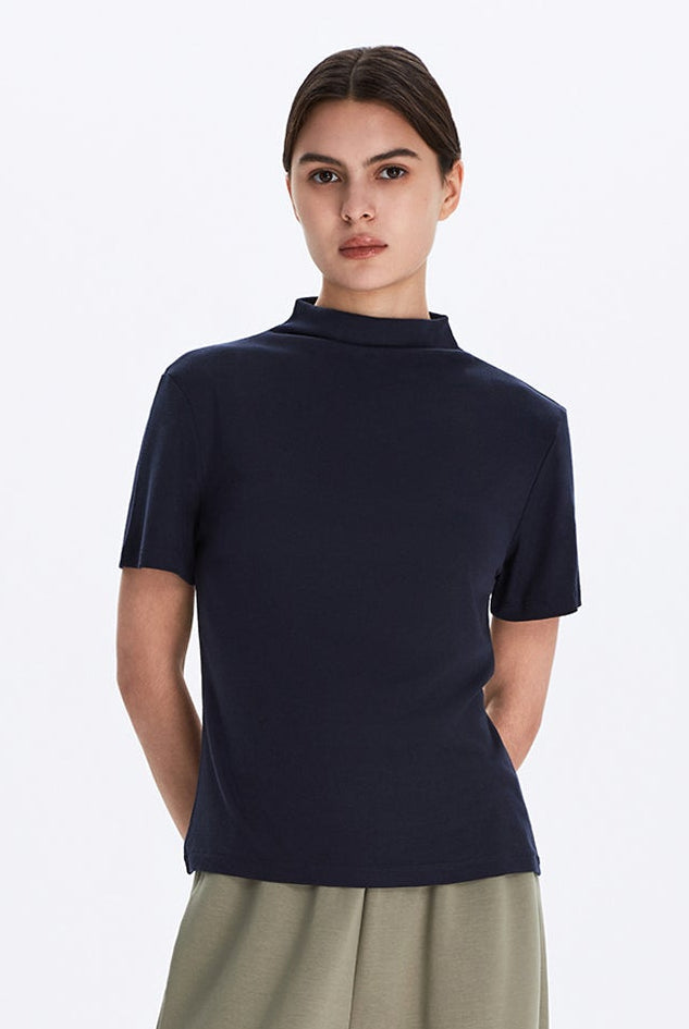 Mock Neck Top