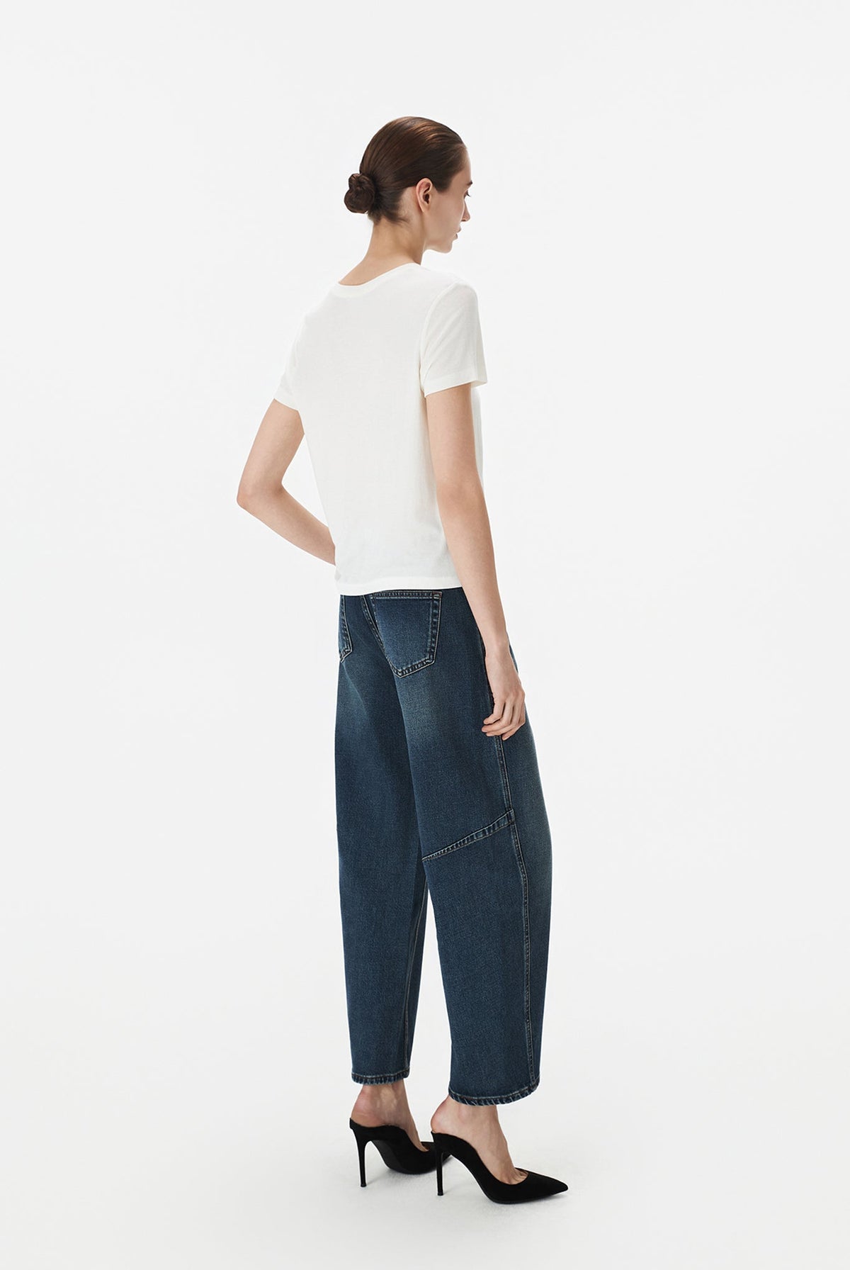 V Neck Tencel T-shirt
