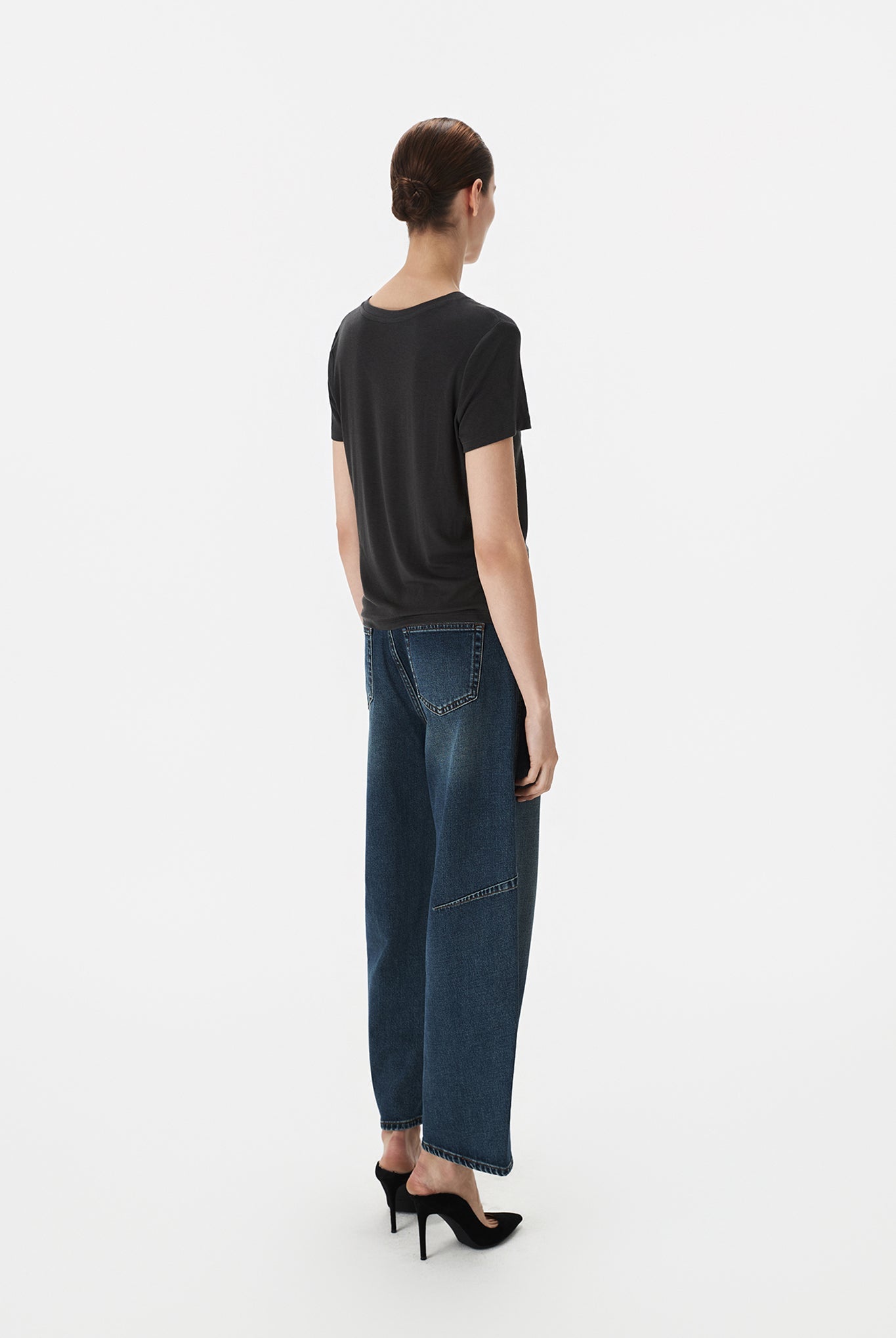 V Neck Tencel T-shirt