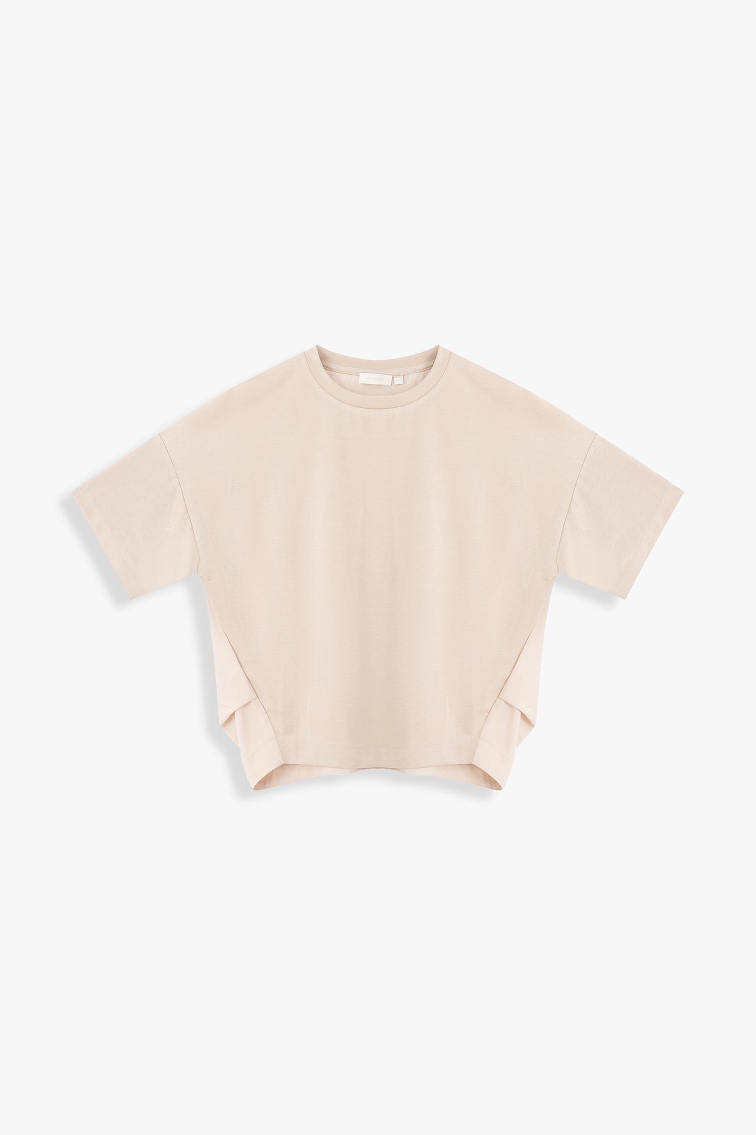 Ellen Contrast Panel Round Neck Tee