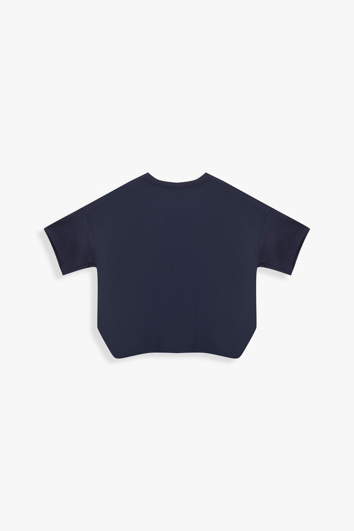 Ellen Contrast Panel Round Neck Tee