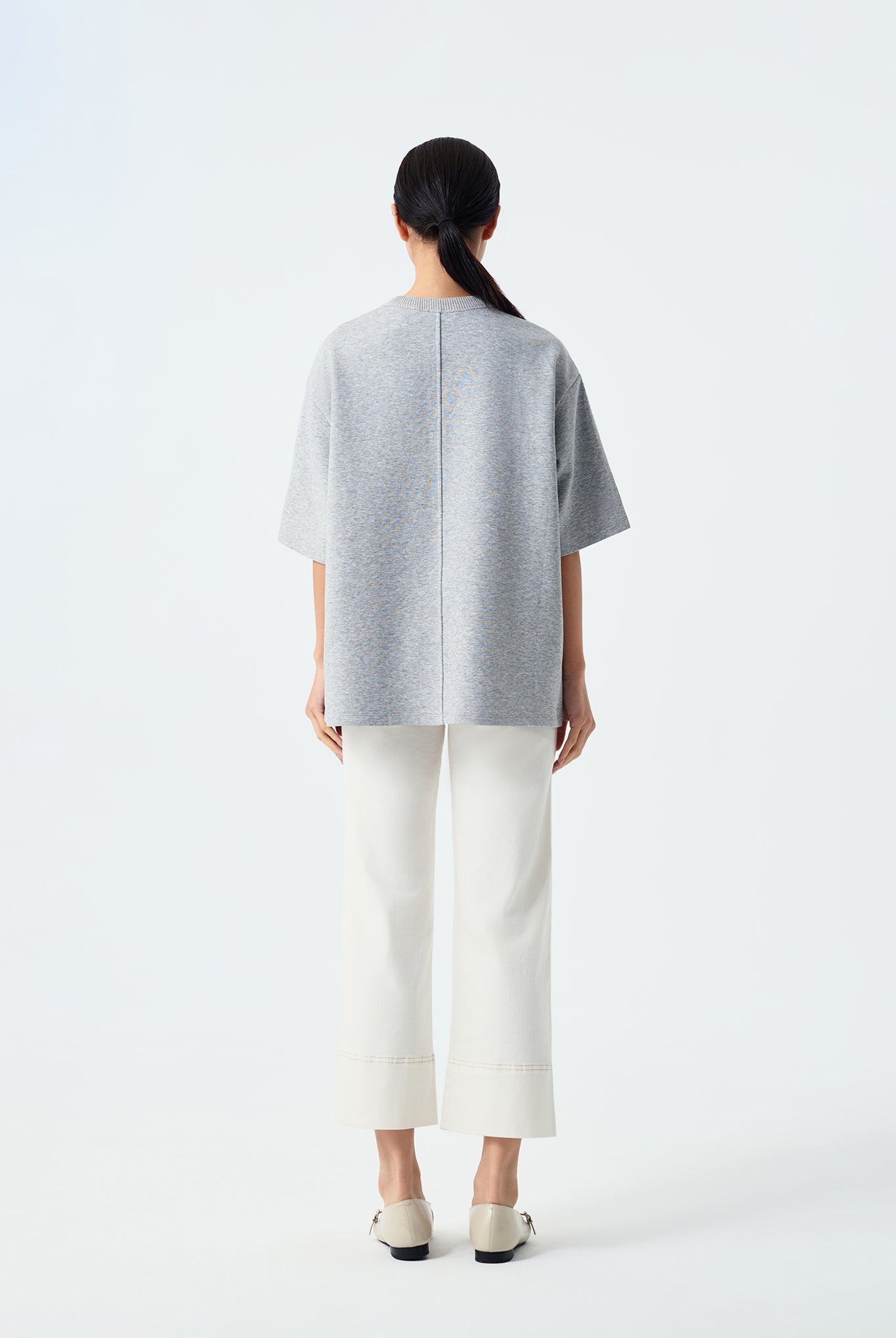 Alice Boxy Crew Neck Sweatshirt Tee