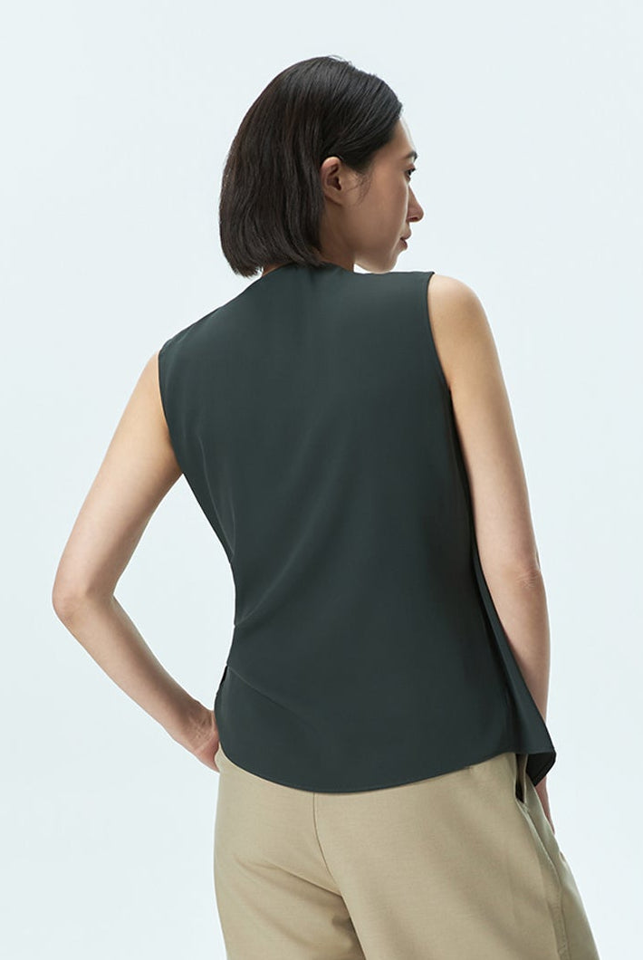 Asymmetric Wrap Top