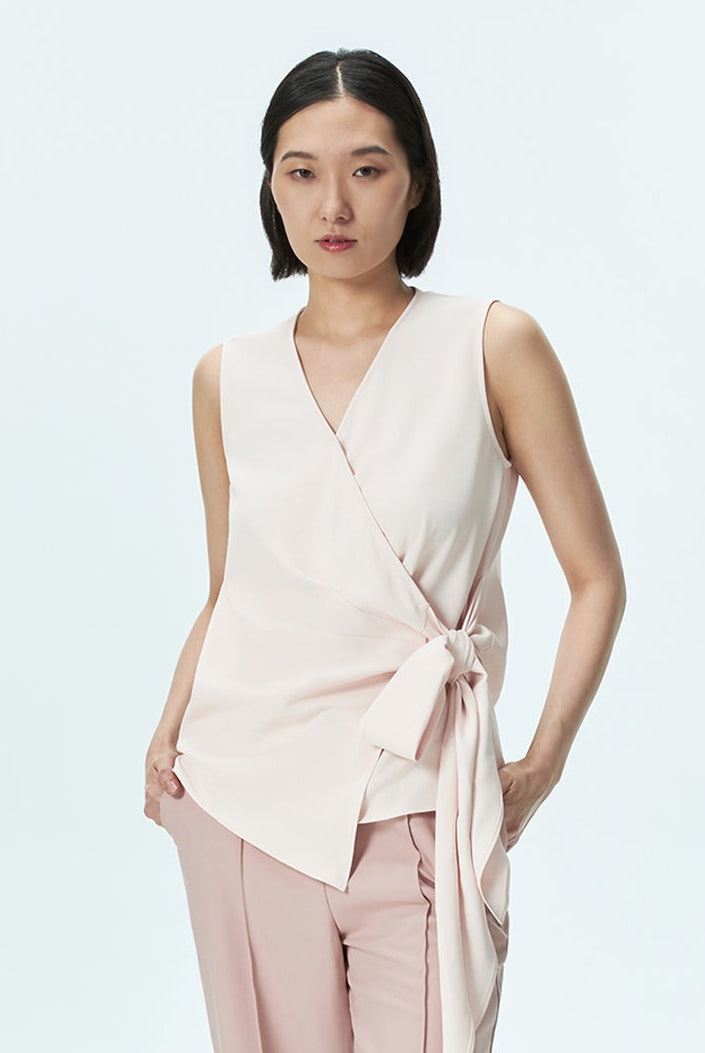 Asymmetric Wrap Top