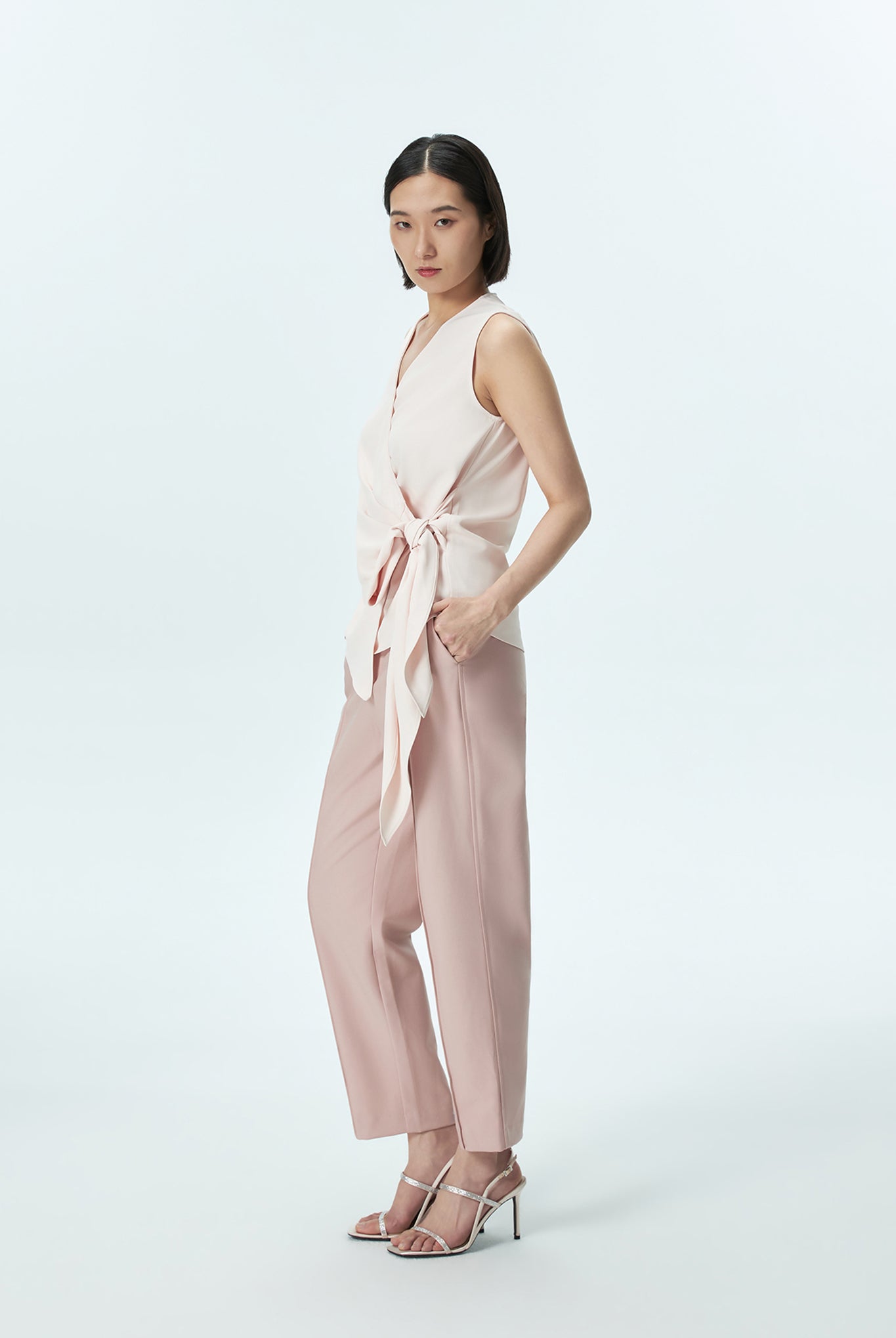 Asymmetric Wrap Top