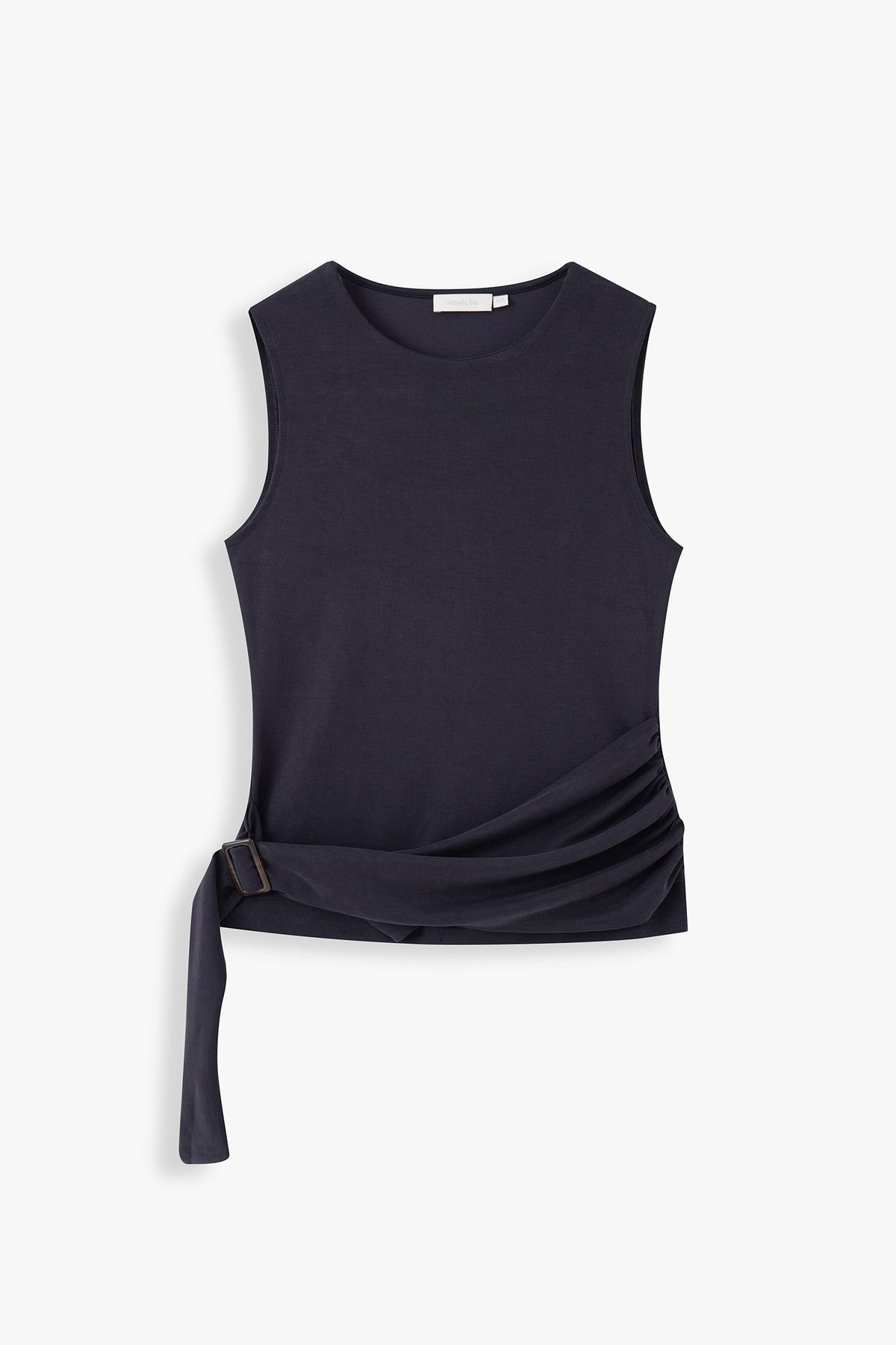 Eloise Jersey Self Belt Fitted Top