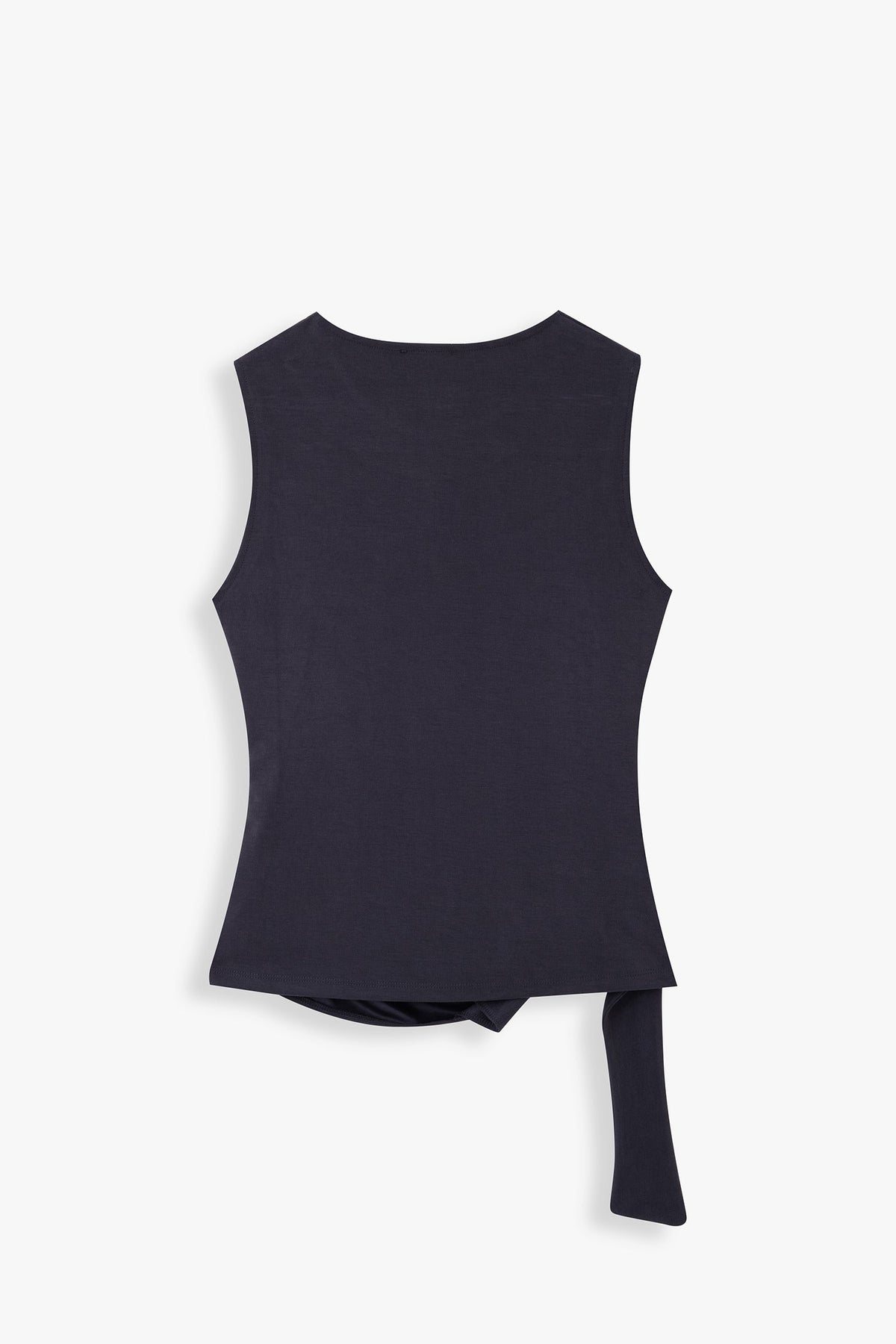 Eloise Jersey Self Belt Fitted Top