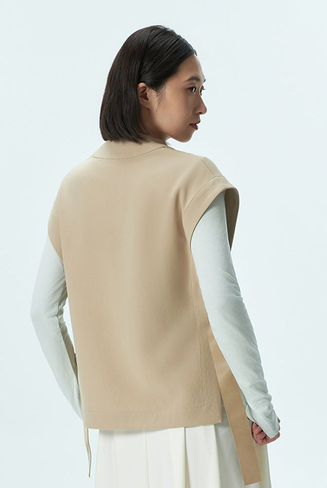 Zip Front Cover-Up with Open Sides