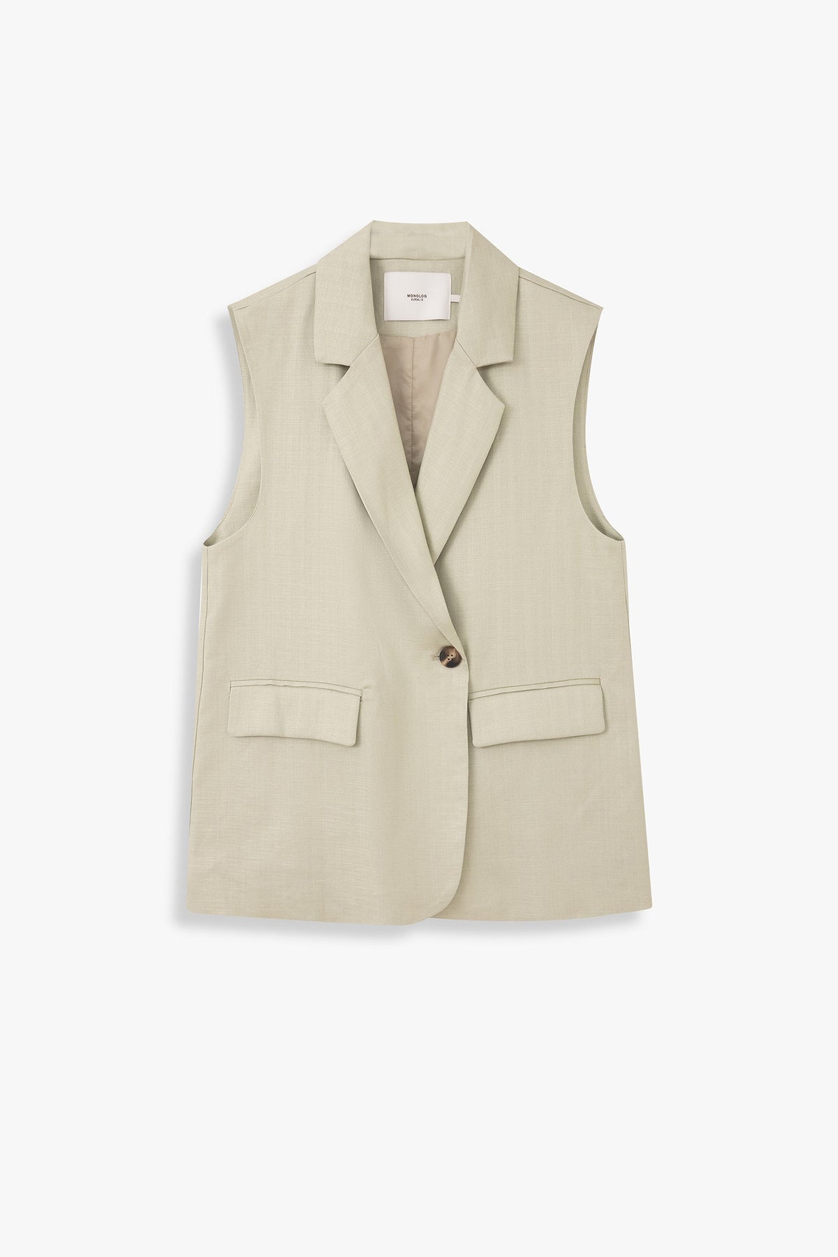 Sleeveless jacket