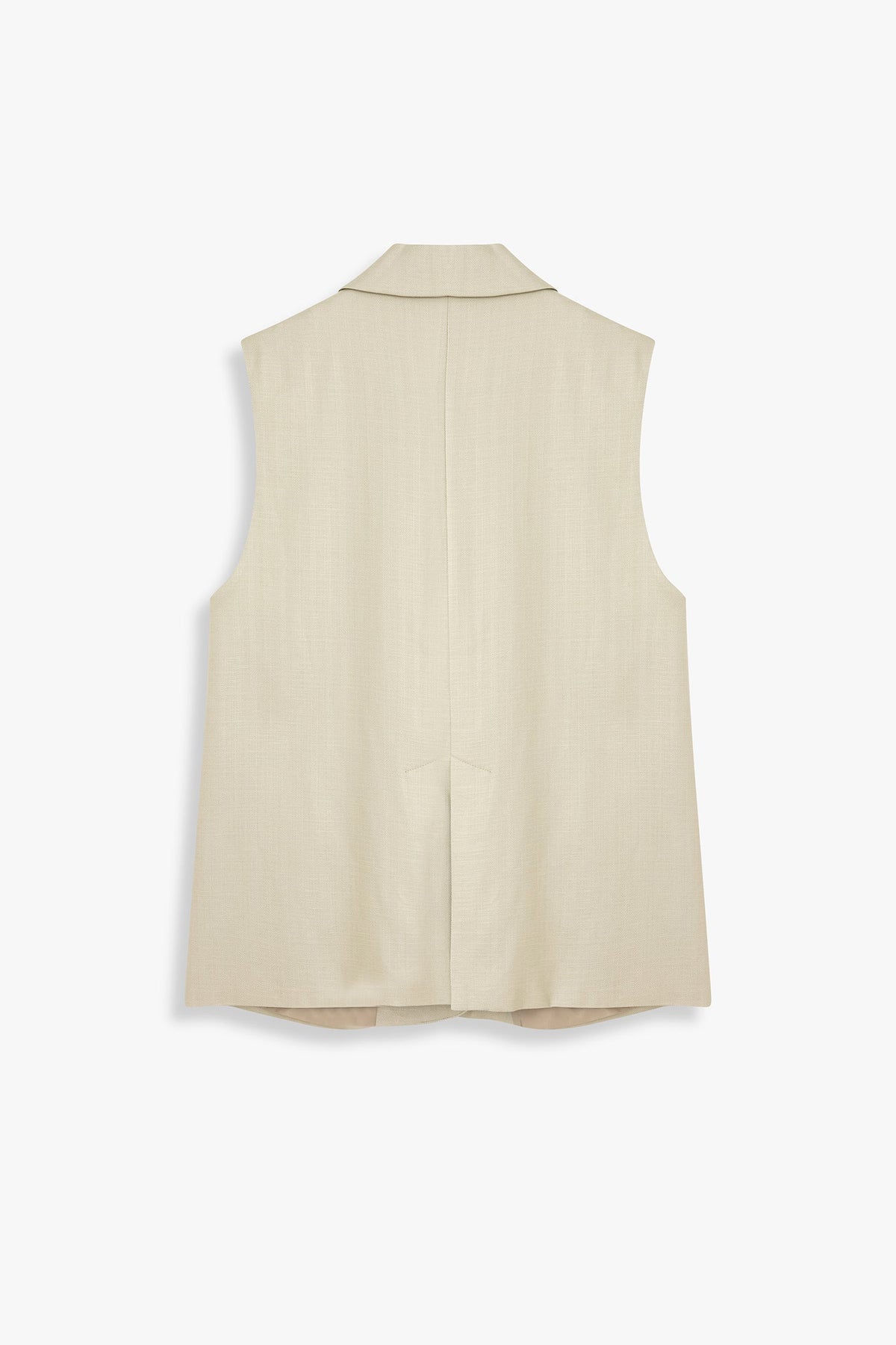 Sleeveless jacket