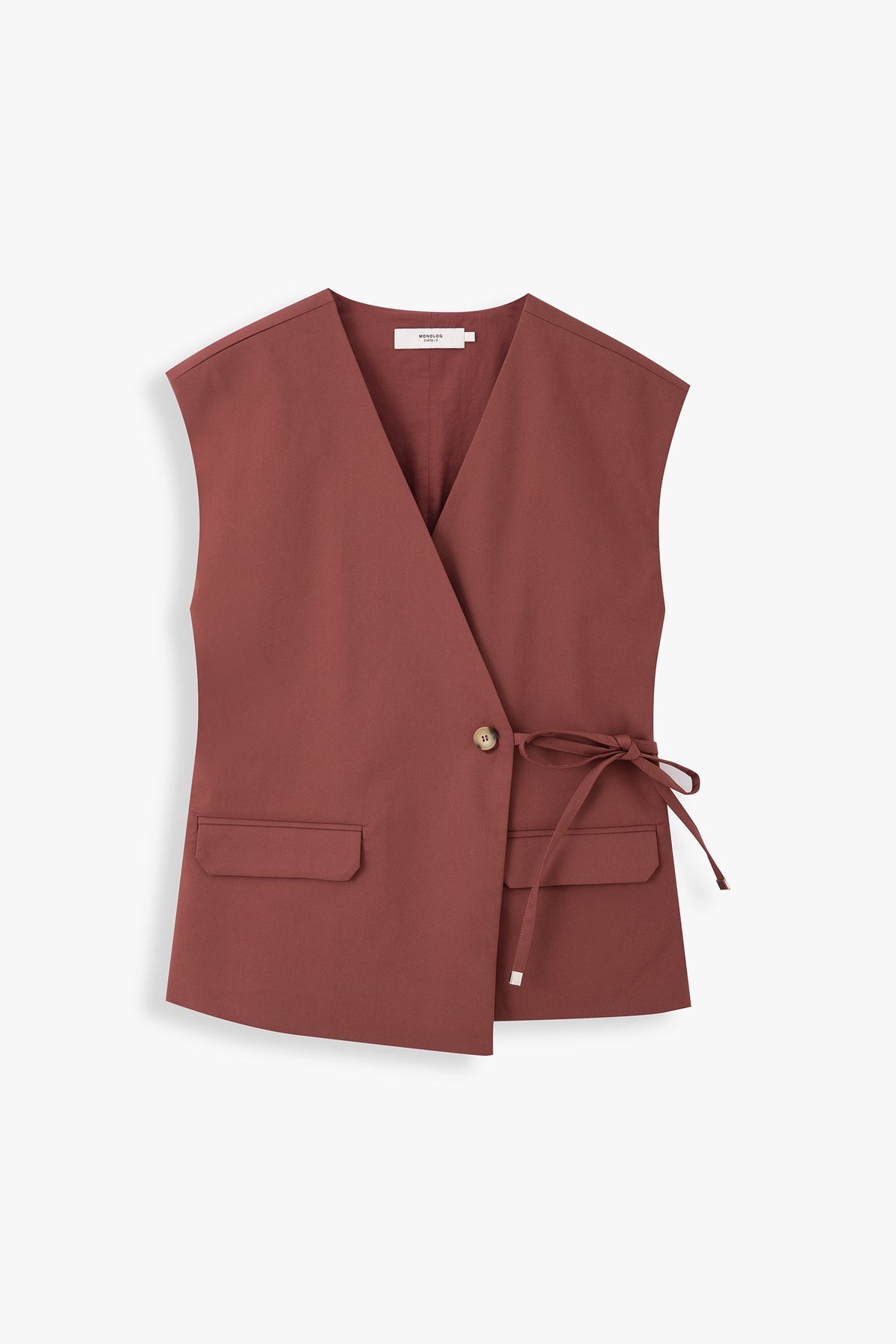 Quinn Wrap Front Gilet Waistcoat