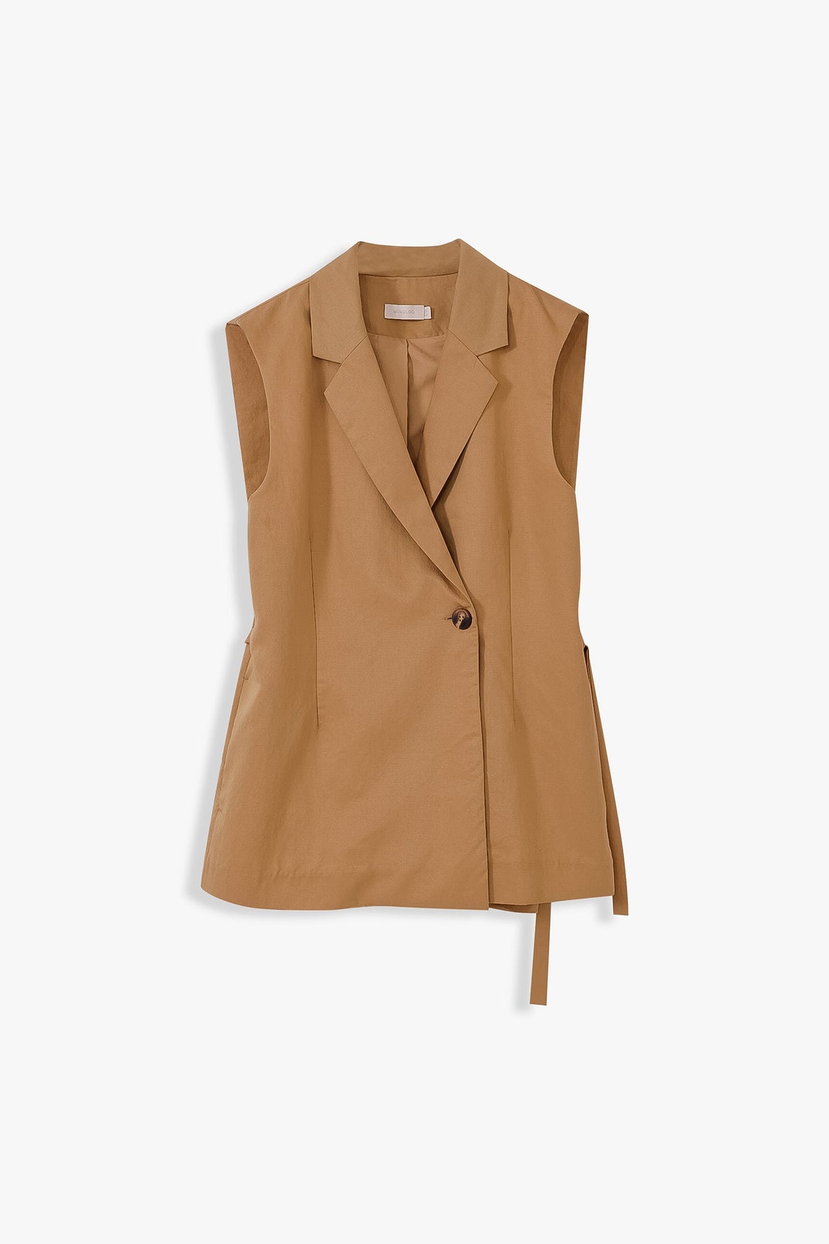 Miko Draped Back Sleeveless Vest