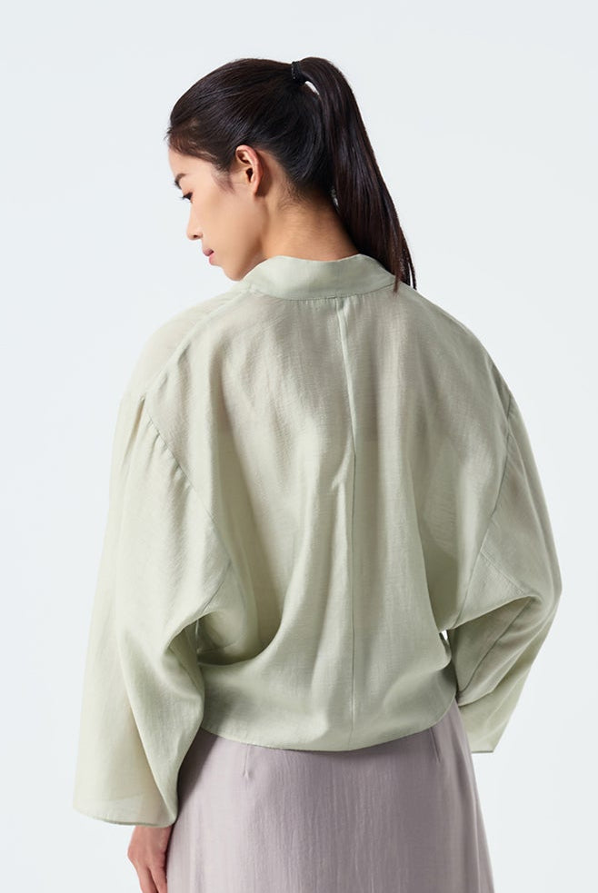 Anya Batwing Kimono Wrap Blouse